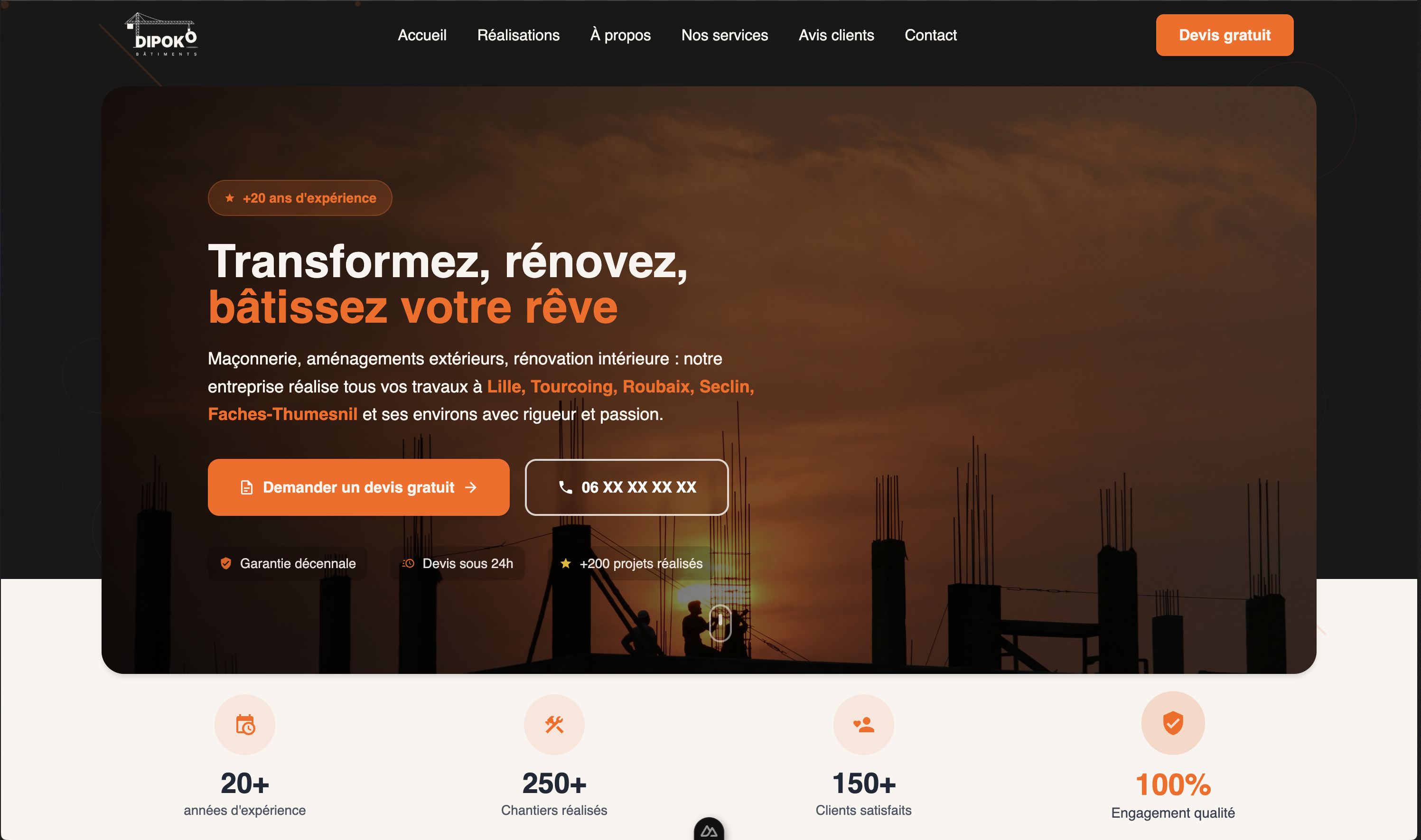 Projet DipokoBatiments