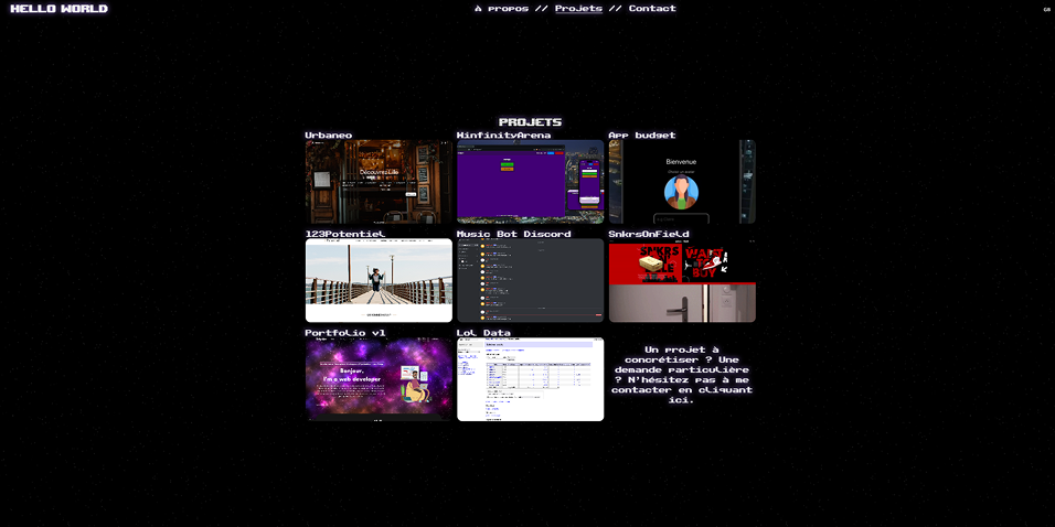 Projet Portfolio Linty